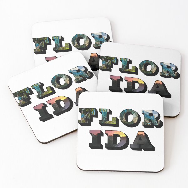 Item preview, Florida w/ Famous Landmarks designed and sold by Pajamurai.