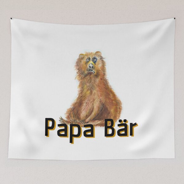 Item preview, papa bear dad father grumpy mister petz brown bear grizzly designed and sold by originalstar.