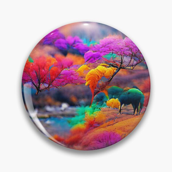 Item preview, Pink Landscape Art Work paintings. designed and sold by Sloyar.
