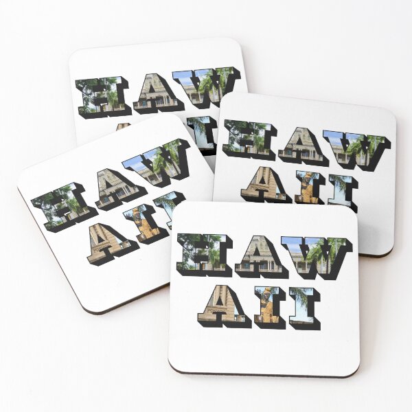 Item preview, Hawaii w/ Historical Landmarks designed and sold by Pajamurai.