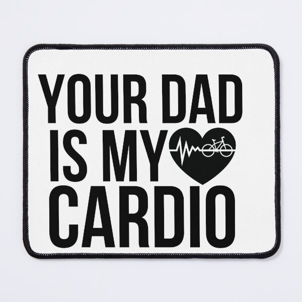 Item preview, Your dad is my cardio - gym gift set for her & men's gym gift set designed and sold by Hoetoons.