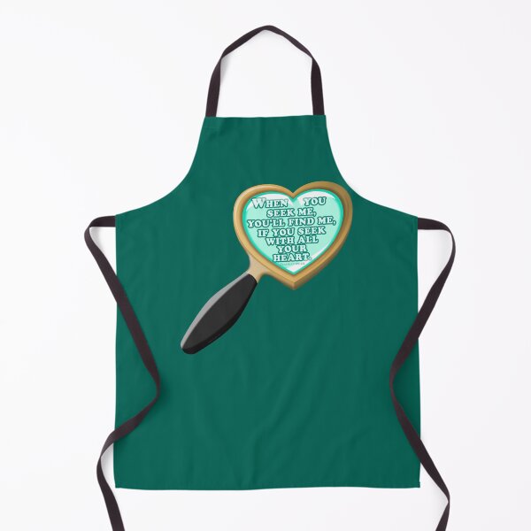 Item preview, Heart magnifying glass with Bible verse Jeremiah 29:13: Seek God with all your heart designed and sold by GiborDesign.
