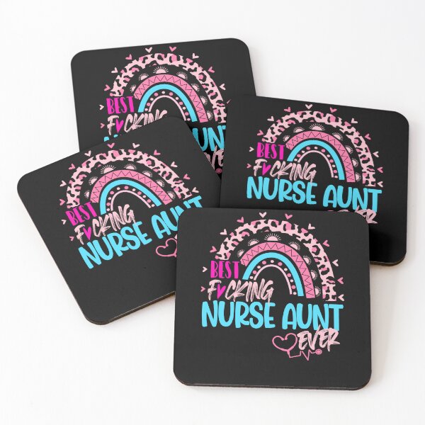 Artikelvorschau, Beste Krankenschwester-Tante aller Zeiten Muttertags-Krankenschwester-Tagesleopard-Regenbogen entworfen und verkauft von EasyPrintGift.