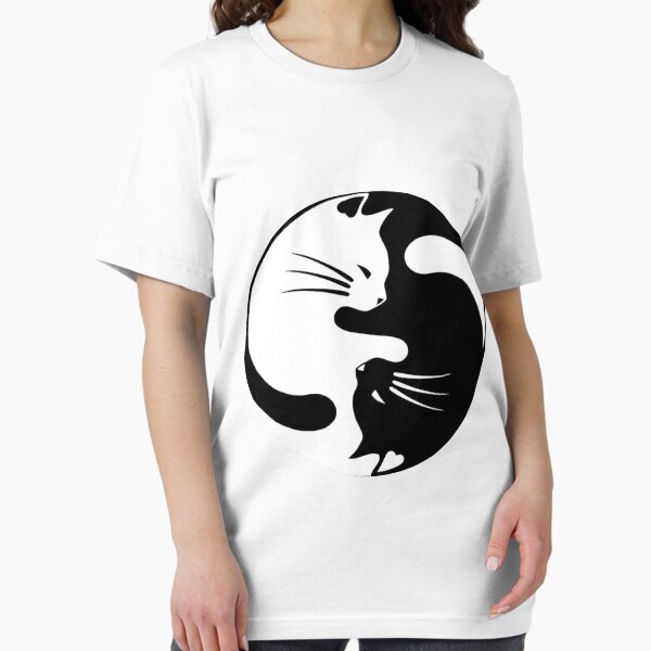 Aperçu de l'œuvre Ying yang chat créée et vendue par credbubble.