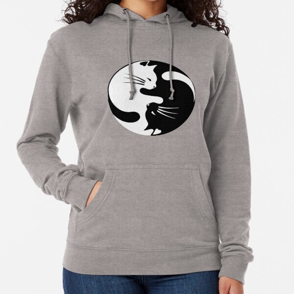 yin yang cat sweater