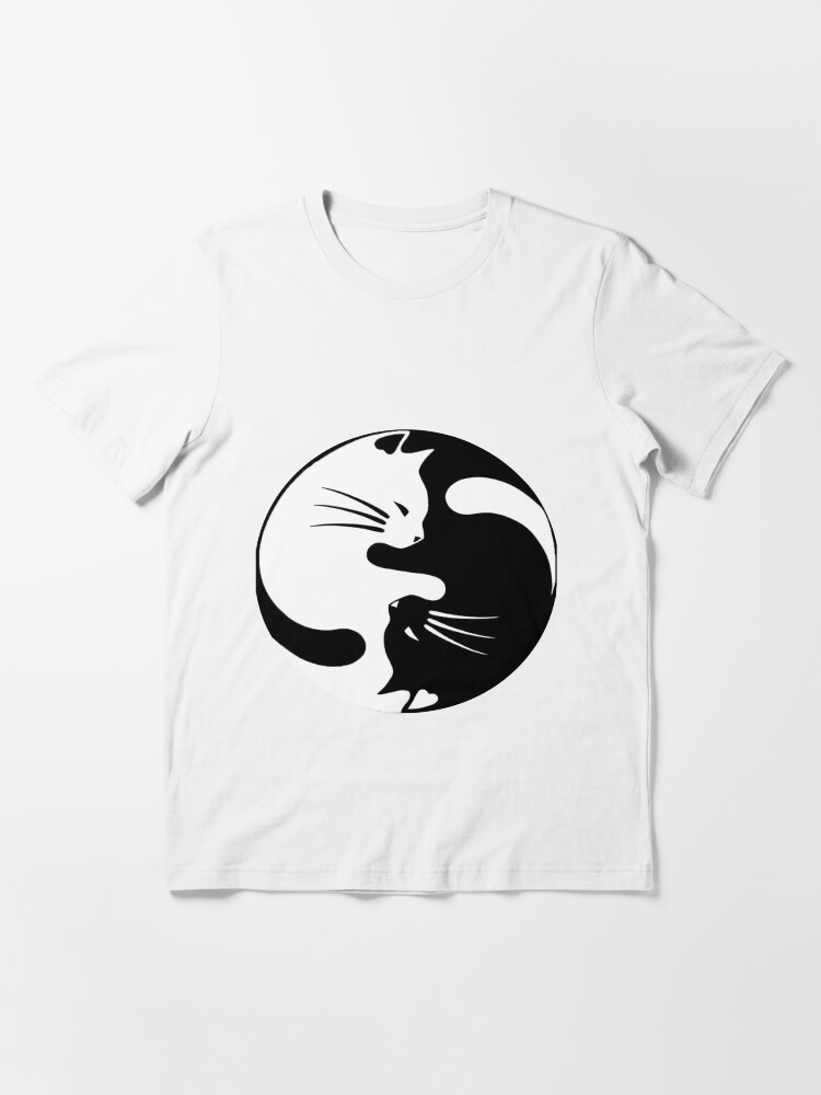 Alternate view of Ying yang cat Essential T-Shirt