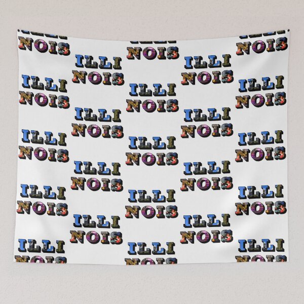 Item preview, Illinois w/ National Landmarks designed and sold by Pajamurai.
