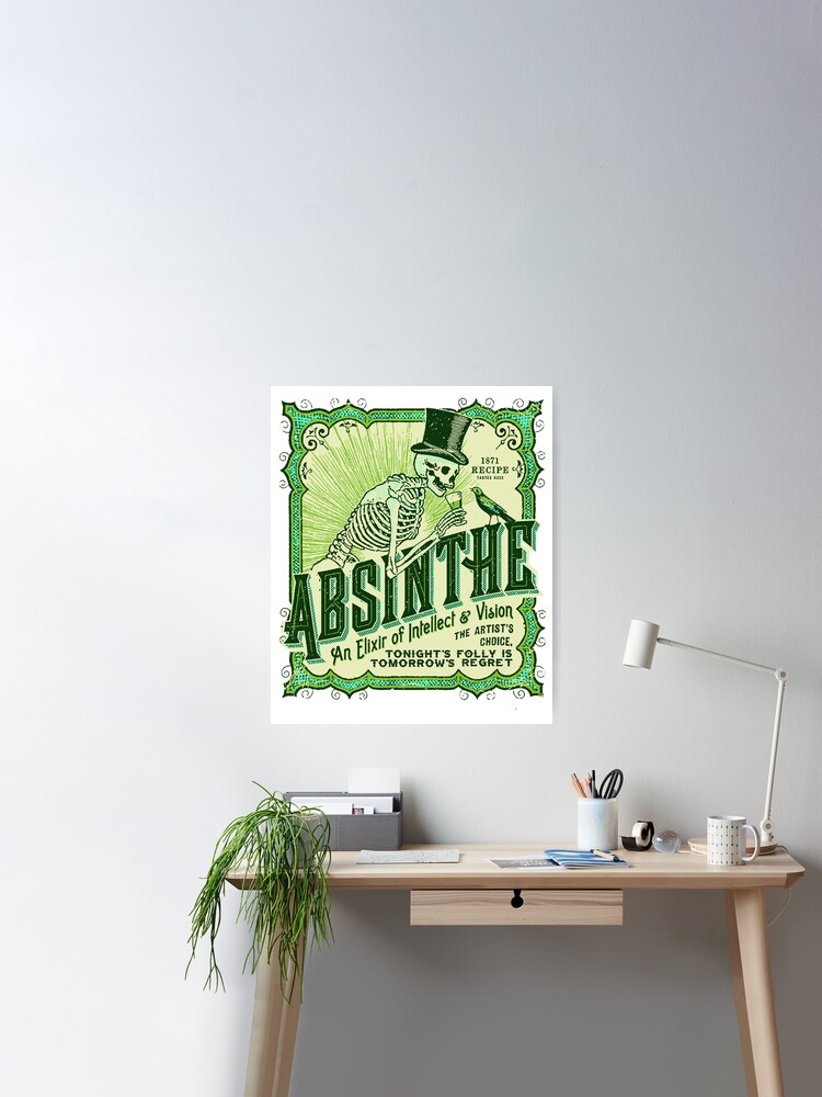 Absinthe Label Poster for Sale by segrob