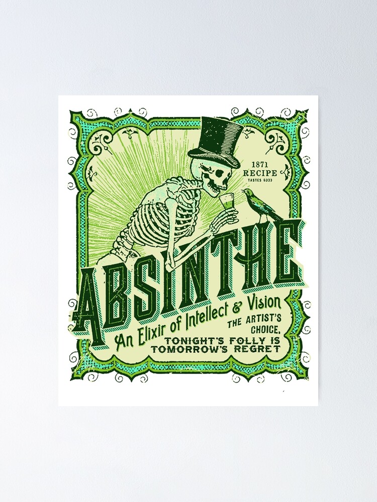 Absinthe Label Poster for Sale by segrob