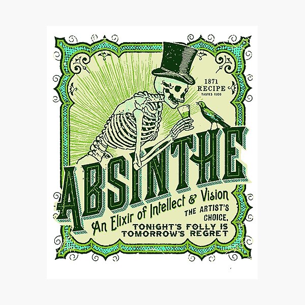 Artikel-Vorschau von Absinth-Etikett, designt und verkauft von segrob.