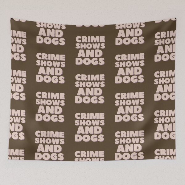 Item preview, Crime shows and dogs designed and sold by Preslava Genova.