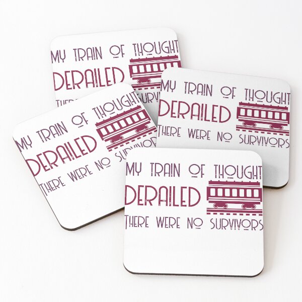 Item preview, My Train Of Thought Derailed there were no survivors designed and sold by ErmessThiings.