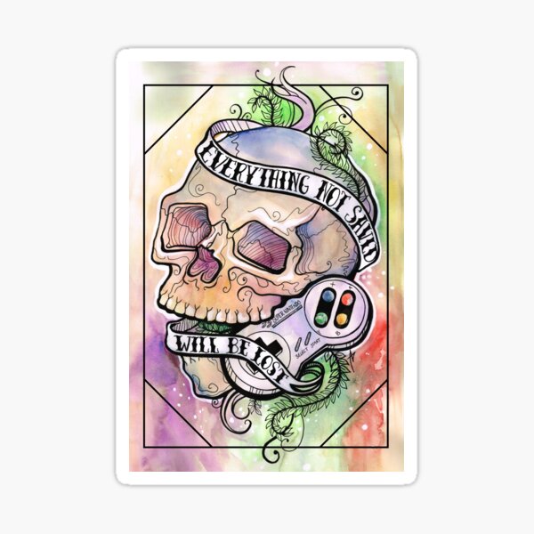 Gamer's Wisdom (full) Sticker