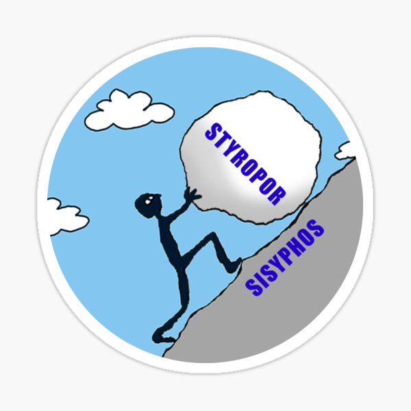 Sisyphos Sticker