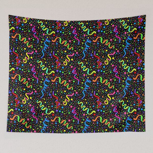 Item preview, Confetti and Streamers Arcade Carpet Pattern designed and sold by NickKoolaid.
