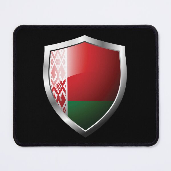 Item preview, Strong Belarus Flag Shield Country designed and sold by HelloFromAja.