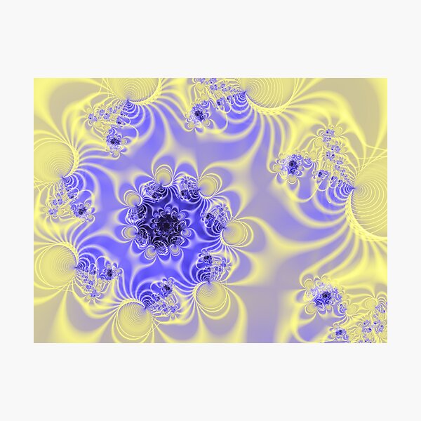 Item preview, Blue & Yellow Fractal designed and sold by cshphotos.