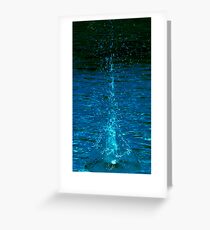 Water Greeting Card