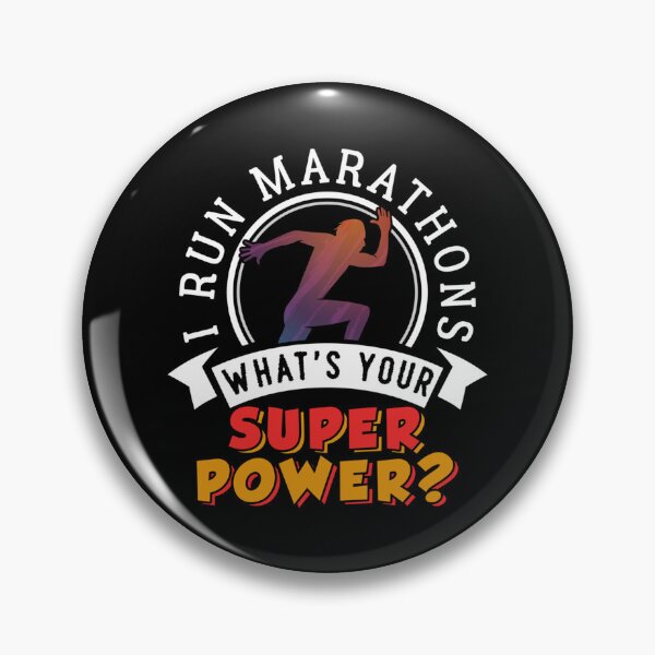 Item preview, Running Marathons Super Power Sticker designed and sold by callujohn7.