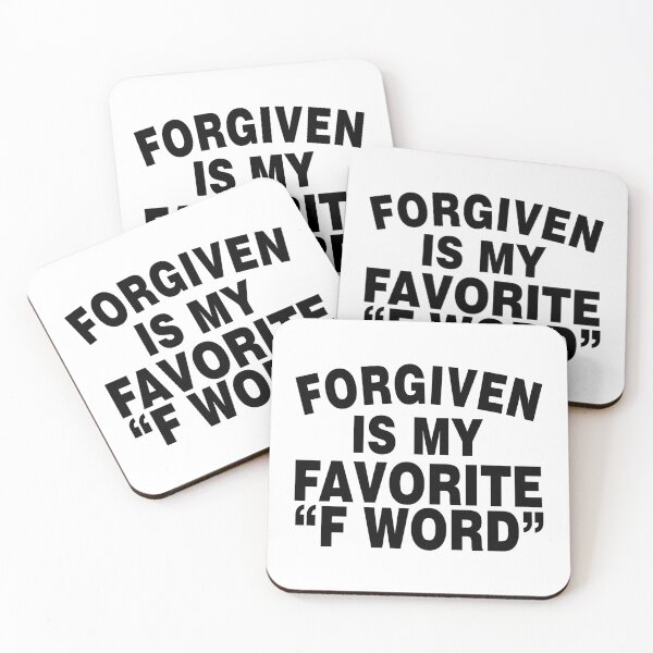 Item preview, Forgiven Is My Favorite F Word-Black designed and sold by Moeez Javed.