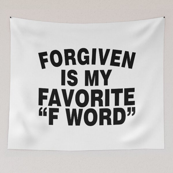 Item preview, Forgiven Is My Favorite F Word-Black designed and sold by Moeez Javed.