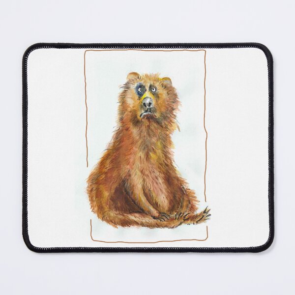 Item preview, bear teddy brown bear grumpy illustration designed and sold by originalstar.