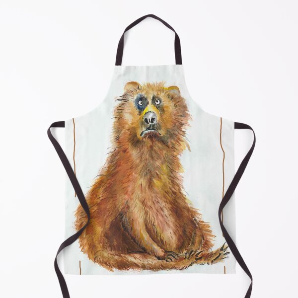 Item preview, bear teddy brown bear grumpy illustration designed and sold by originalstar.