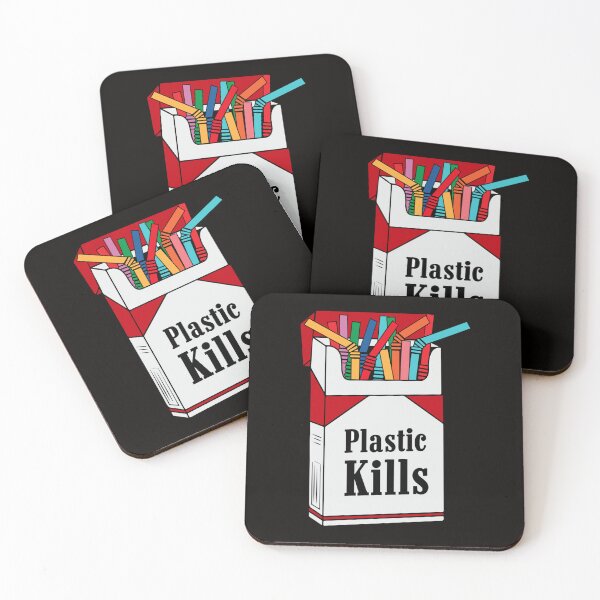 Item preview, Plastic Kills Sticker designed and sold by TanjaWittek.