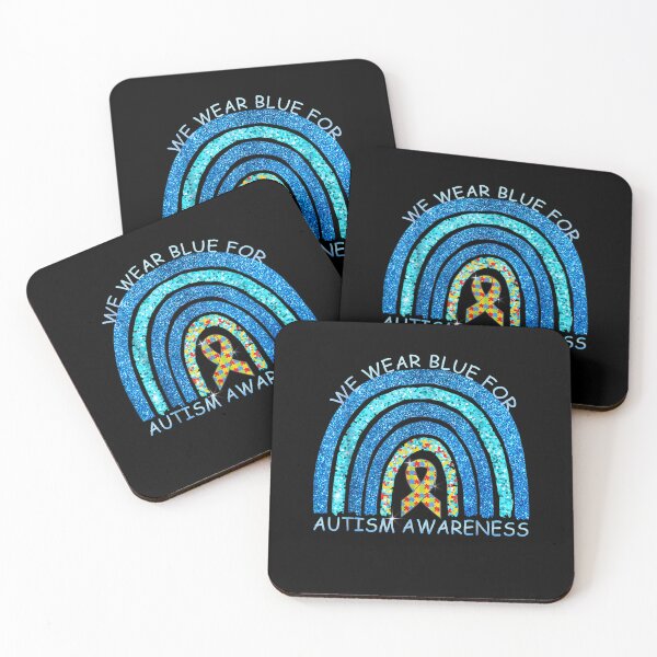 Item preview, We Wear Blue For Autism Awareness Month Rainbow designed and sold by AnhThaii.