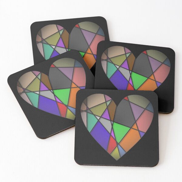 Item preview, Stained glass heart designed and sold by jaharek.