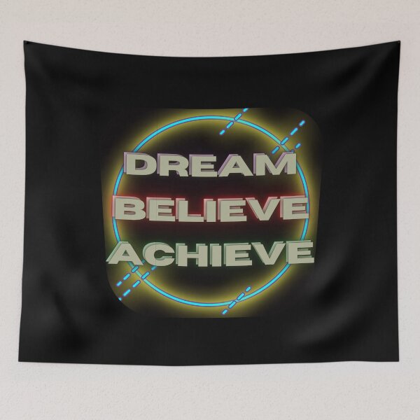 Item preview, Dream Believe Achieve - Inspirational encouragement designed and sold by dsrdirect.
