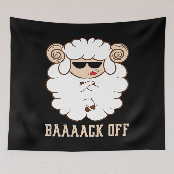 Item preview, Baaack Off Dope Swag Sunglass Farm Goat Livestock Lamb Sheep designed and sold by davetmccall.