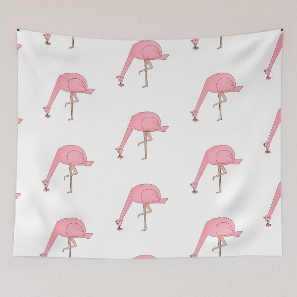 Item preview, Add Some Whimsy to Your Projects with Curious Flamingo Stickers | Adorable and Playful Stickers for Journals, Planners, and Crafts designed and sold by Katsumi-.