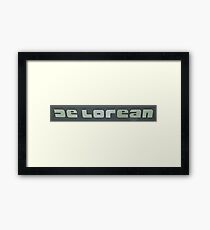 Delorean Framed Print