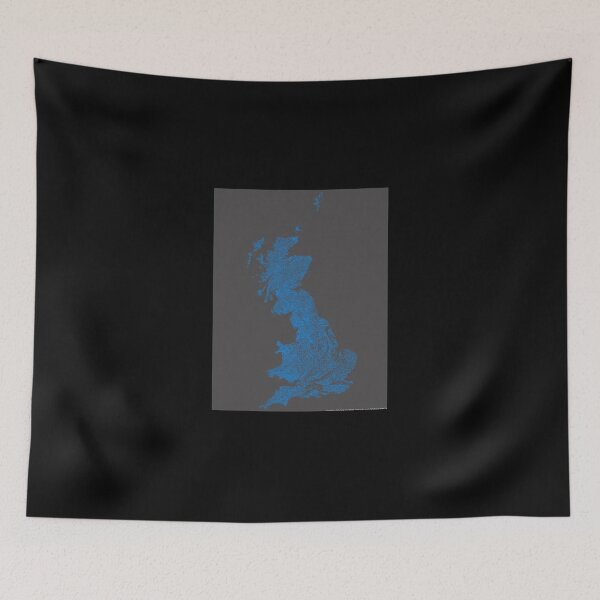 Item preview, Rivers Of Great Britain Grey Background Classic T-Shirt designed and sold by cohenashl6.