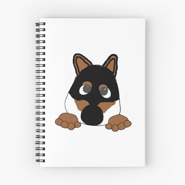 Item preview, shiba black and tan peeking cartoon  designed and sold by amvien855.