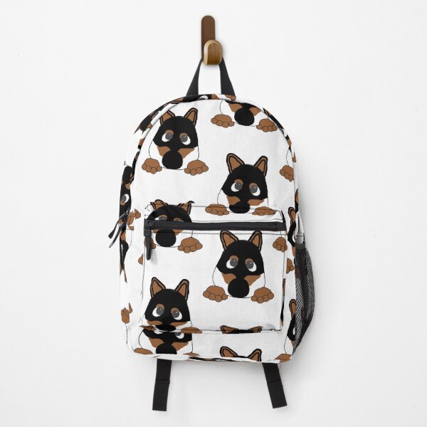 Item preview, shiba black and tan peeking cartoon designed and sold by amvien855.