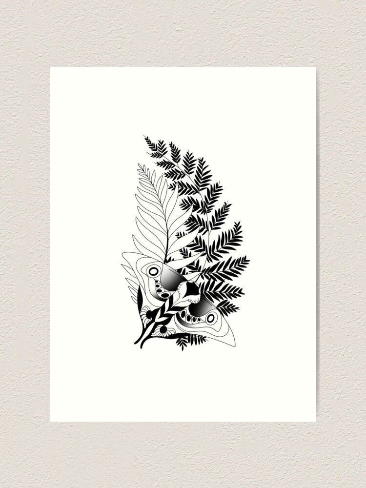 Ellie's Tattoo The Last of Us (Black) Art Print for Sale by