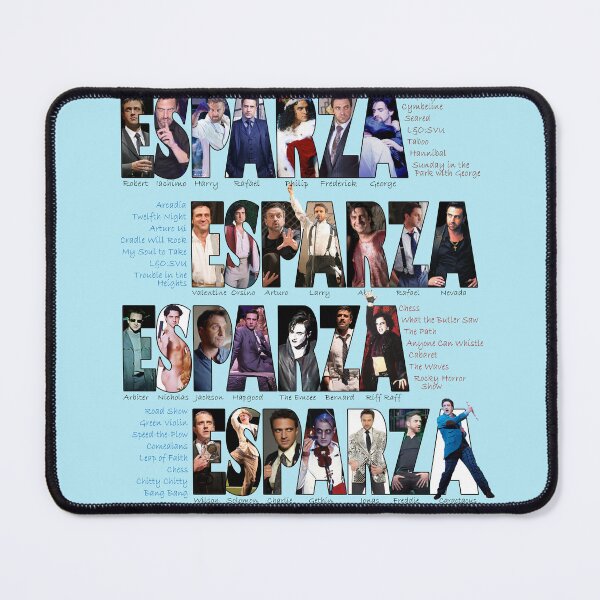 Item preview, Raul Esparza 28 Characters and Show Titles Pictorial Chart designed and sold by EsparzaAsylum.