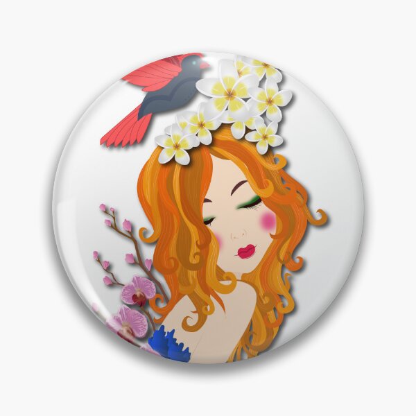 Item preview, Spring girl designed and sold by AndaRadaArt.