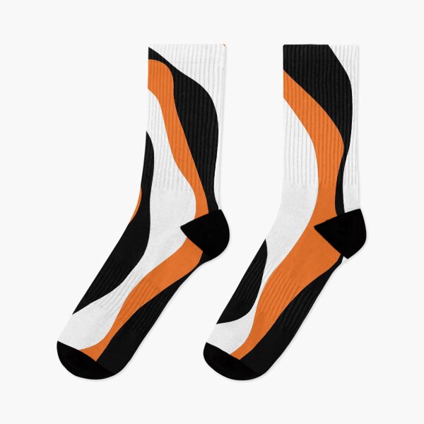 Item preview, Ebb and Flow 4 - Orange, Black and White designed and sold by LAEC-Shop.