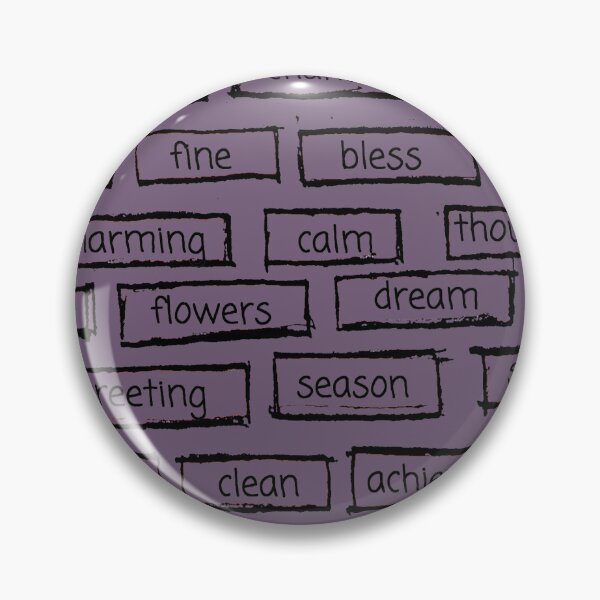 Item preview, Positive words violet designed and sold by GREENOART.