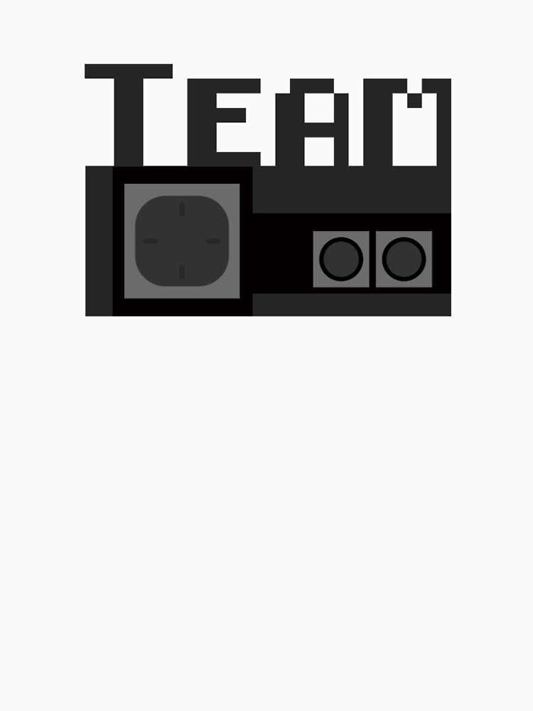 Aperçu 4 sur 4. T-shirt premium avec l'œuvre Team Master System créée et vendue par M1D33L.