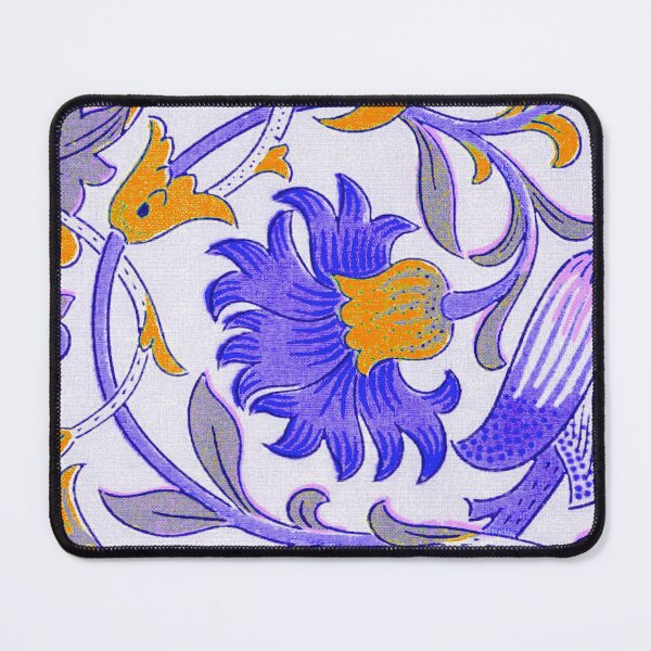 Item preview, Blue Orange Floral Lodden Pattern designed and sold by fowons.