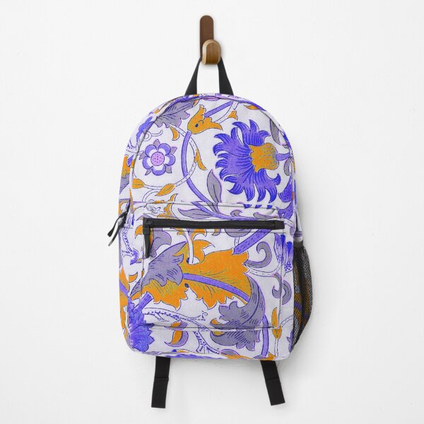 Item preview, Blue Orange Floral Lodden Pattern designed and sold by fowons.