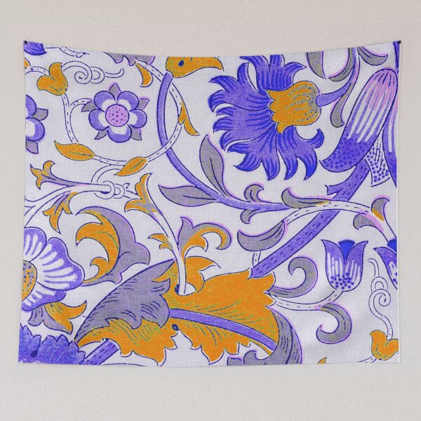 Item preview, Blue Orange Floral Lodden Pattern designed and sold by fowons.