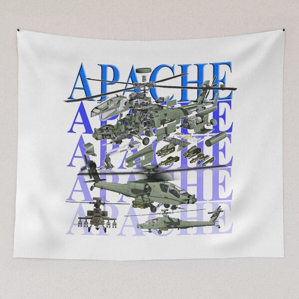 Item preview, The Apache helicopter, air superiority. designed and sold by madbadmachines.