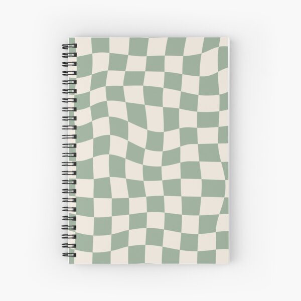 Aperçu de l'œuvre Damier à carreaux déformé vert sauge créée et vendue par enricadenicola.