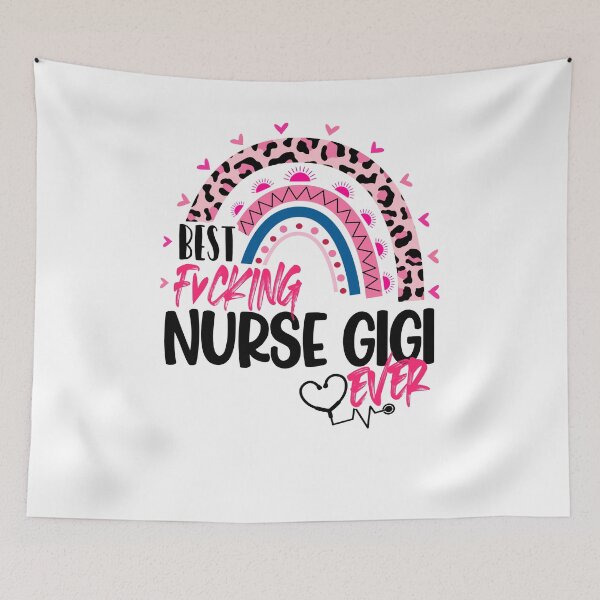 Artikelvorschau, Beste Krankenschwester Gigi aller Zeiten Muttertagskrankenschwestern Tag Leopard Rainbow entworfen und verkauft von EasyPrintGift.