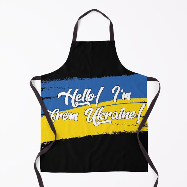 Item preview, Hello! I'm from Ukraine! - Flag designed and sold by Duck Multiverse.